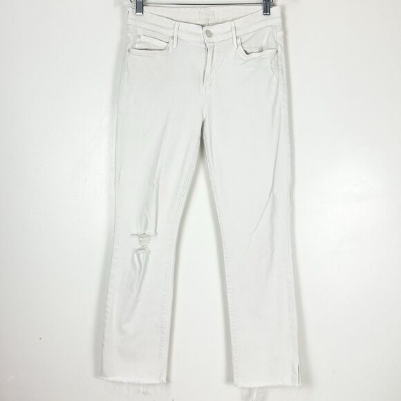 Mother The Rascal Ankle Snippet Jeans Size 30 In Sexy Just Walked Into Town - Picture 3 of 15